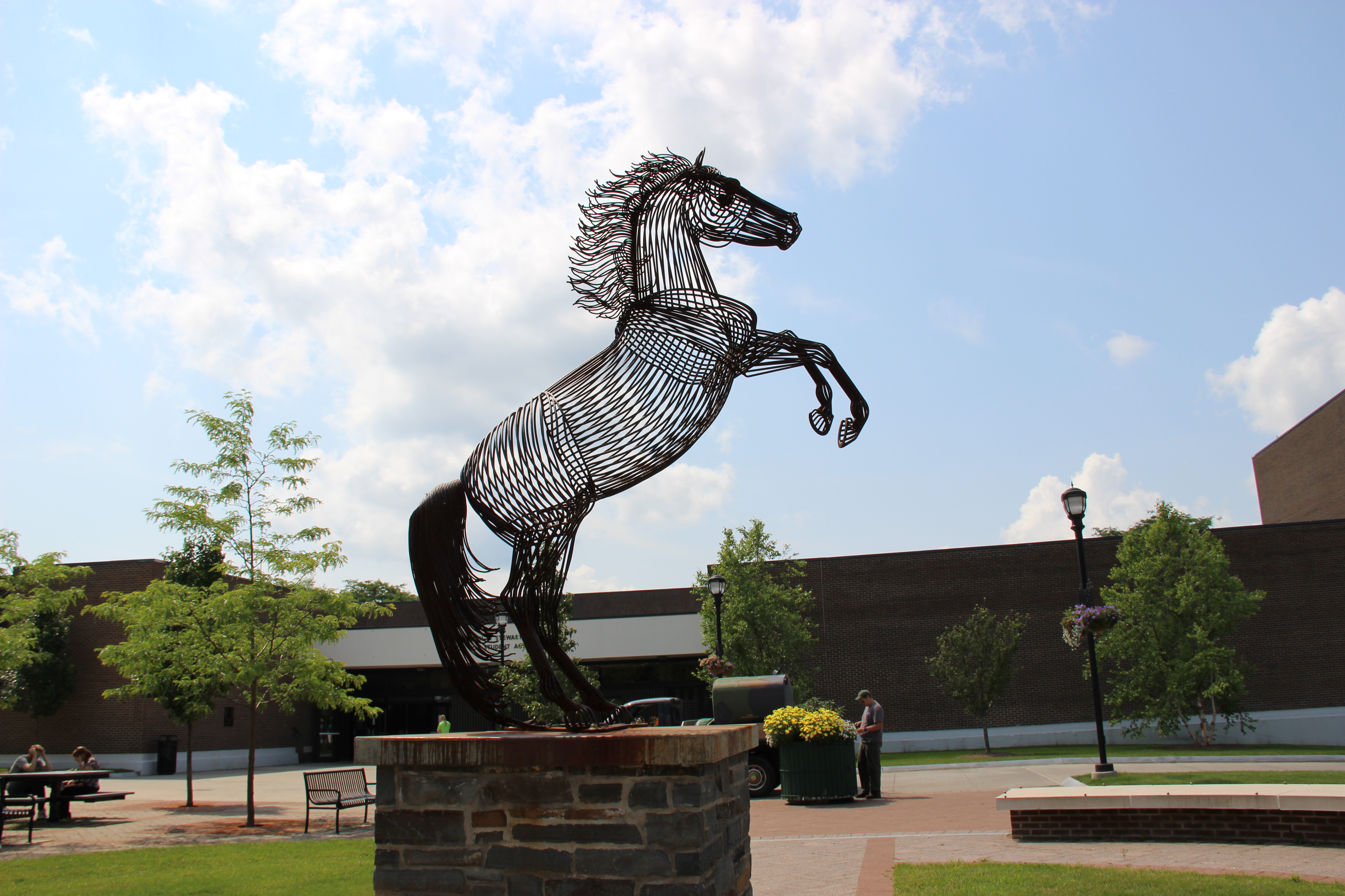 Mustang Statue