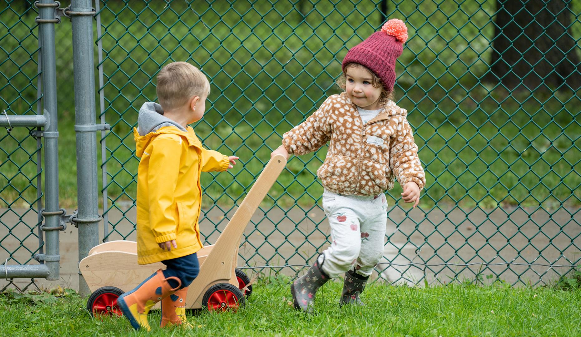 Children play at the SUNY Morrisville Children's Center