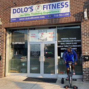 Outside Dolo's Fitness in Canarsie, NY