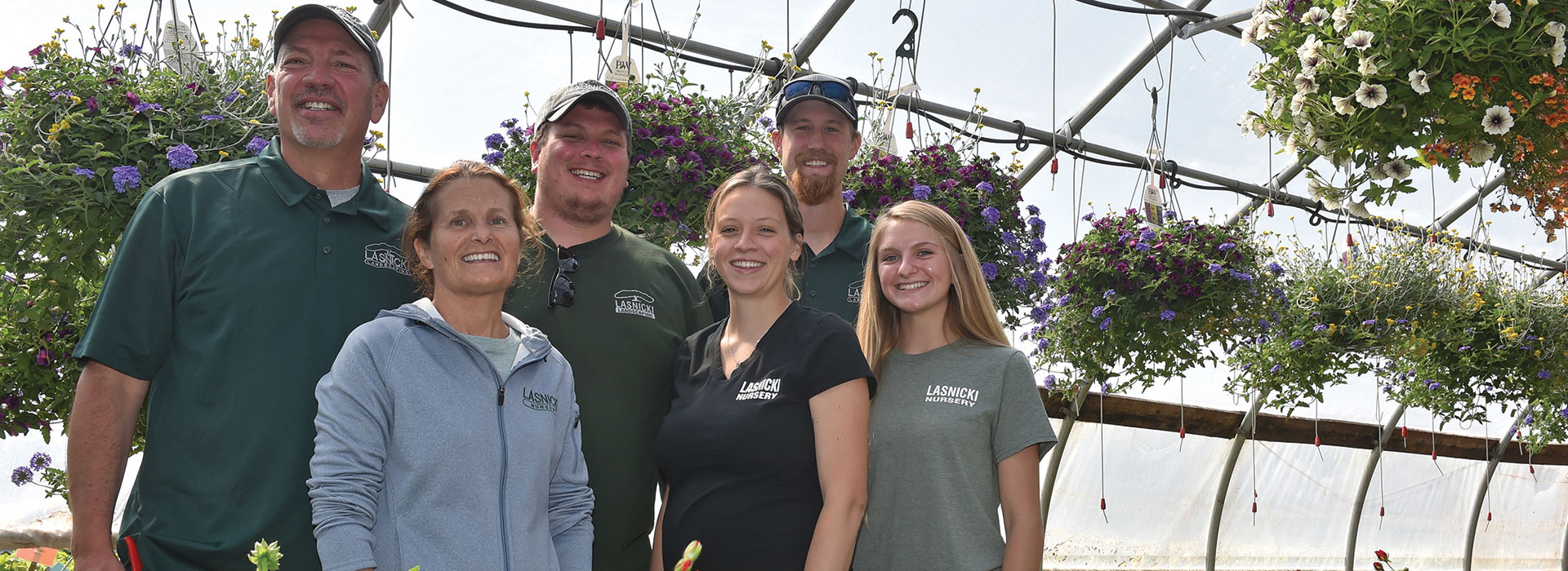 Photo by Scott Schild From left, Andy, Susan, Drew and Abby Lasnicki, Addison Moran, Ciara Putman (current SUNY Morrisville student).