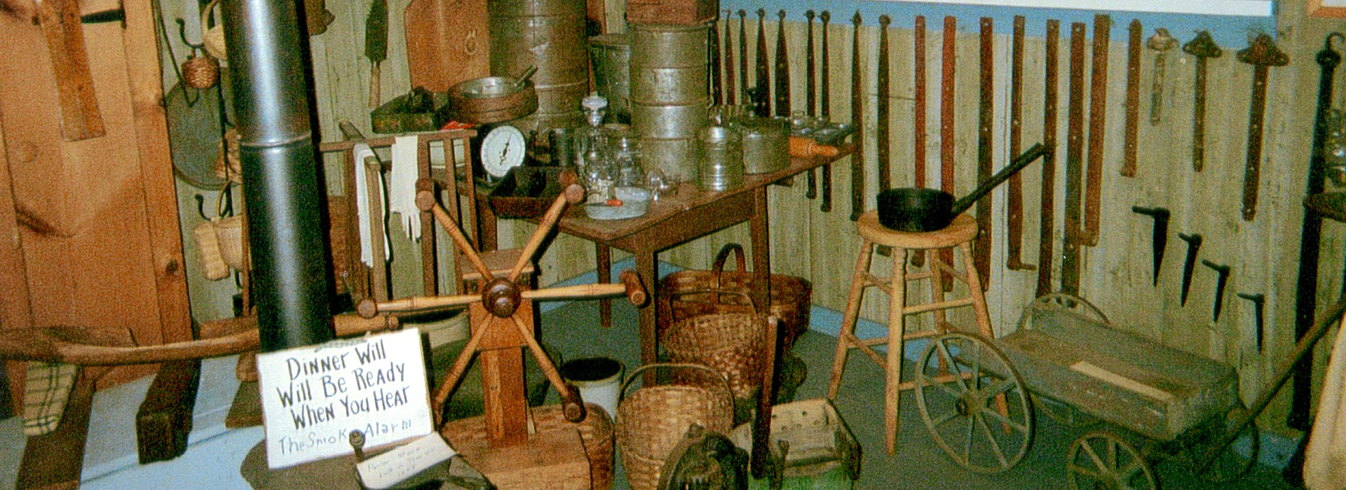 A view inside one of the museums at Penope Farms.