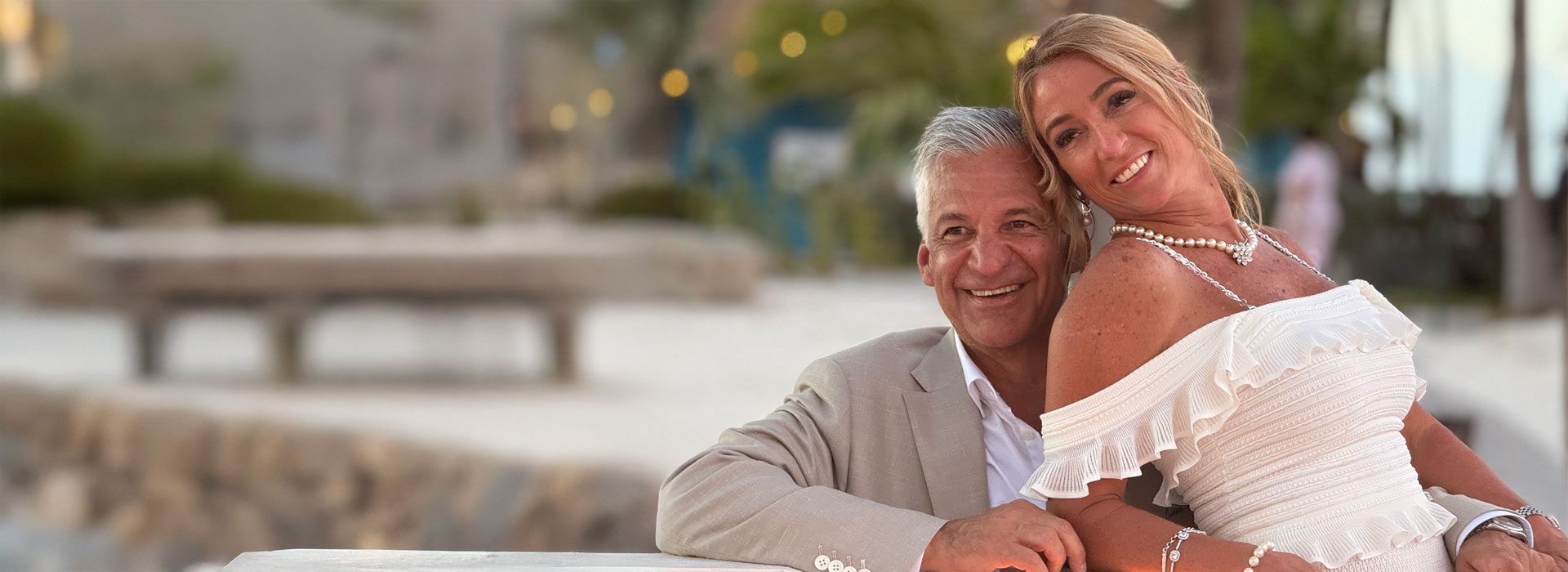 Len and Regina celebrate their 40th anniversary in Aruba
