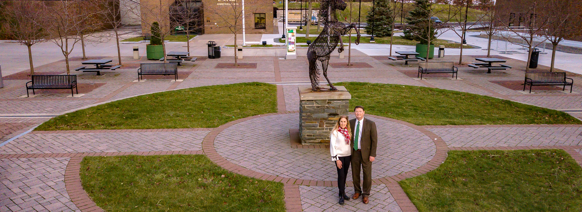 President David Rogers and Jan Rogers