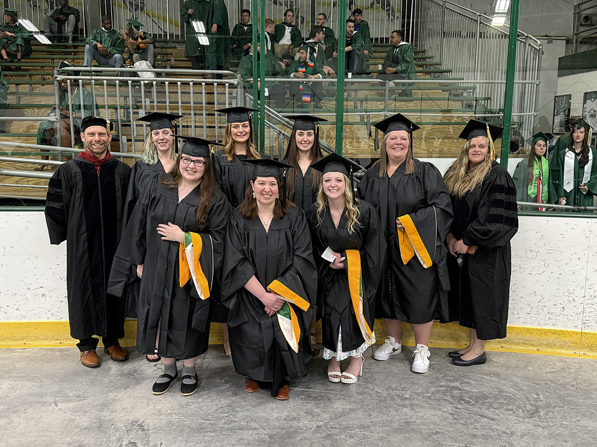 First cohort of master's degree graduates 