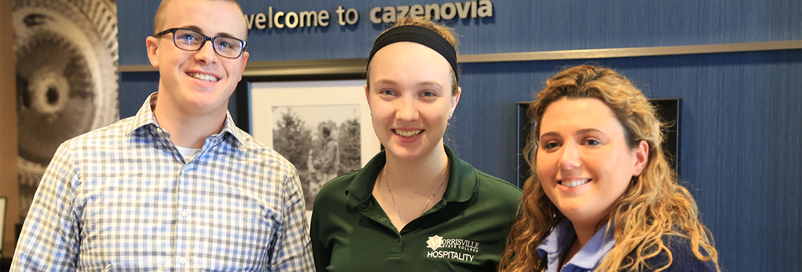 Students at Cazenovia tourism center