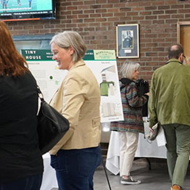 Students present at the 2022 Applied Learning Student Showcase