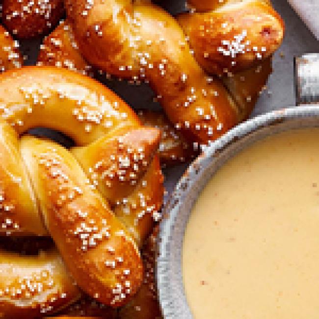 Beer Cheese and Pretzels