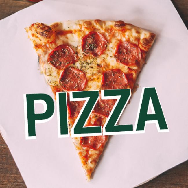 Slice of pepperoni pizza