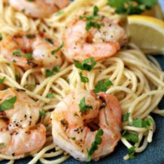 Shrimp scampi
