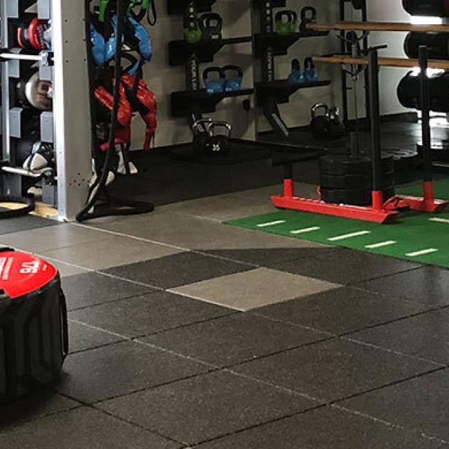 Weights and other fitness equipment are offered by the SUNY Morrisville fitness center