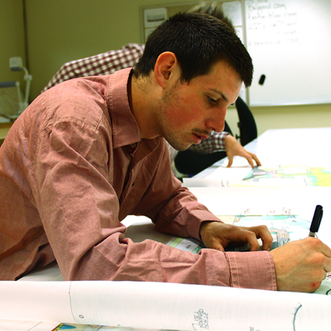 student doing schoolwork