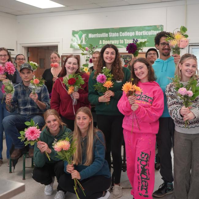 SUNY Morrisville floral students participate in Petal It Forward