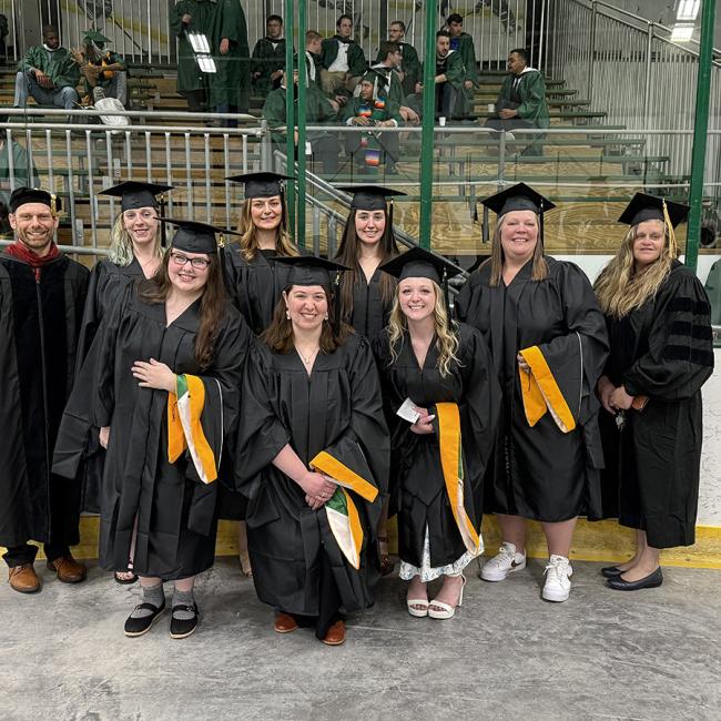 First cohort of master's degree graduates