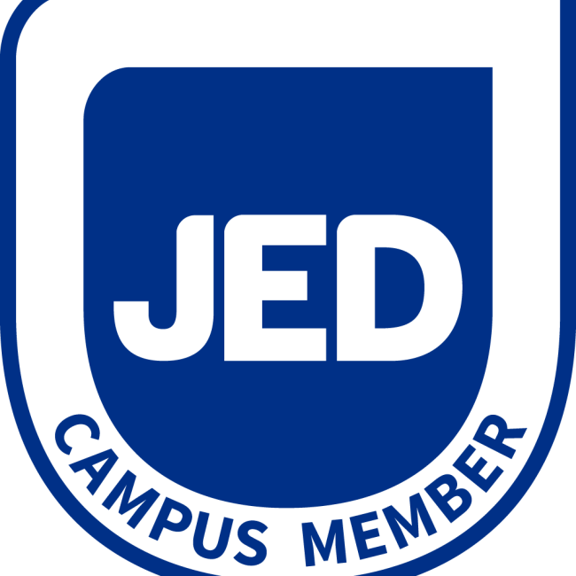 The JED Foundation Campus Member seal.