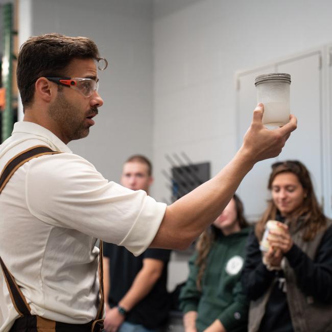 Biodiesel demonstration on Sustainability Day