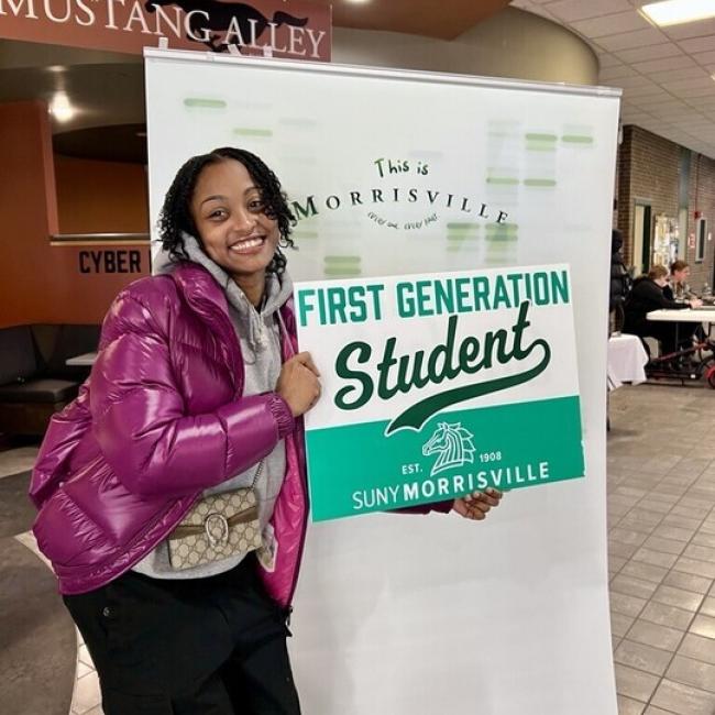 Proud to be a first-generation student