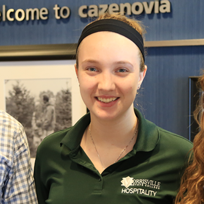 Students at Cazenovia tourism center