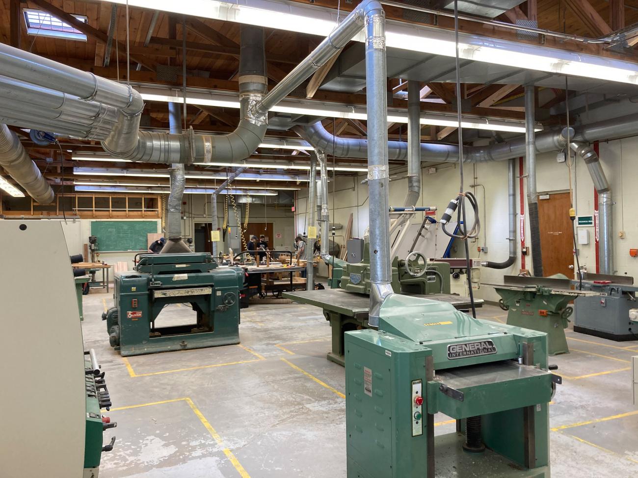 Equipment in the Wood Products Technology Center