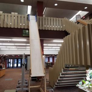 Books were removed from the library collection during the deselection and weeding process.