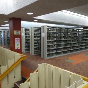 Books were removed from the library collection during the deselection and weeding process.