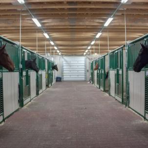The SUNY Morrisville Equine Rehabilitation Center barn
