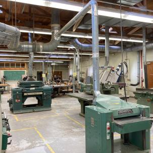 Equipment in the Wood Products Technology Center