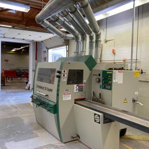 Equipment in the Wood Products Technology Center