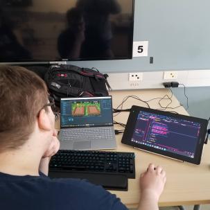 A past Game Jam participant