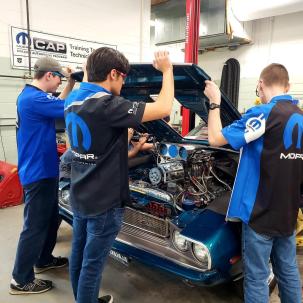 Auto students