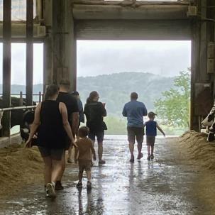 Community members attend Open Farm Day at SUNY Morrisville