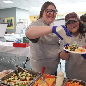 SUNY Morrisville students participate in Earth Day festivities.