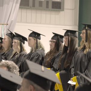 First cohort of master's degree graduates 