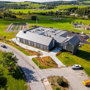 Aerial view of the new ACET Center