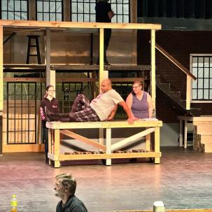 Rehearsal for the musical Kinky Boots